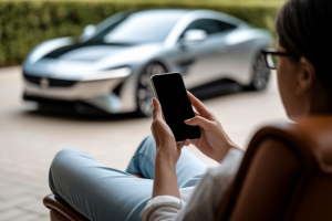 personne-fauteuil-smartphone-inquiete-voiture