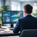 personne-bureau-ordinateur-graphes-plantes