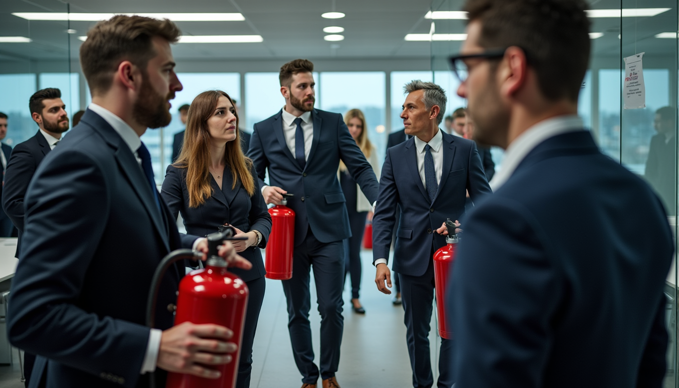 Illustration : és au moins une fois par an pour — sécurité incendie en entreprise : les obligations légales pour les professionnels lyonnais